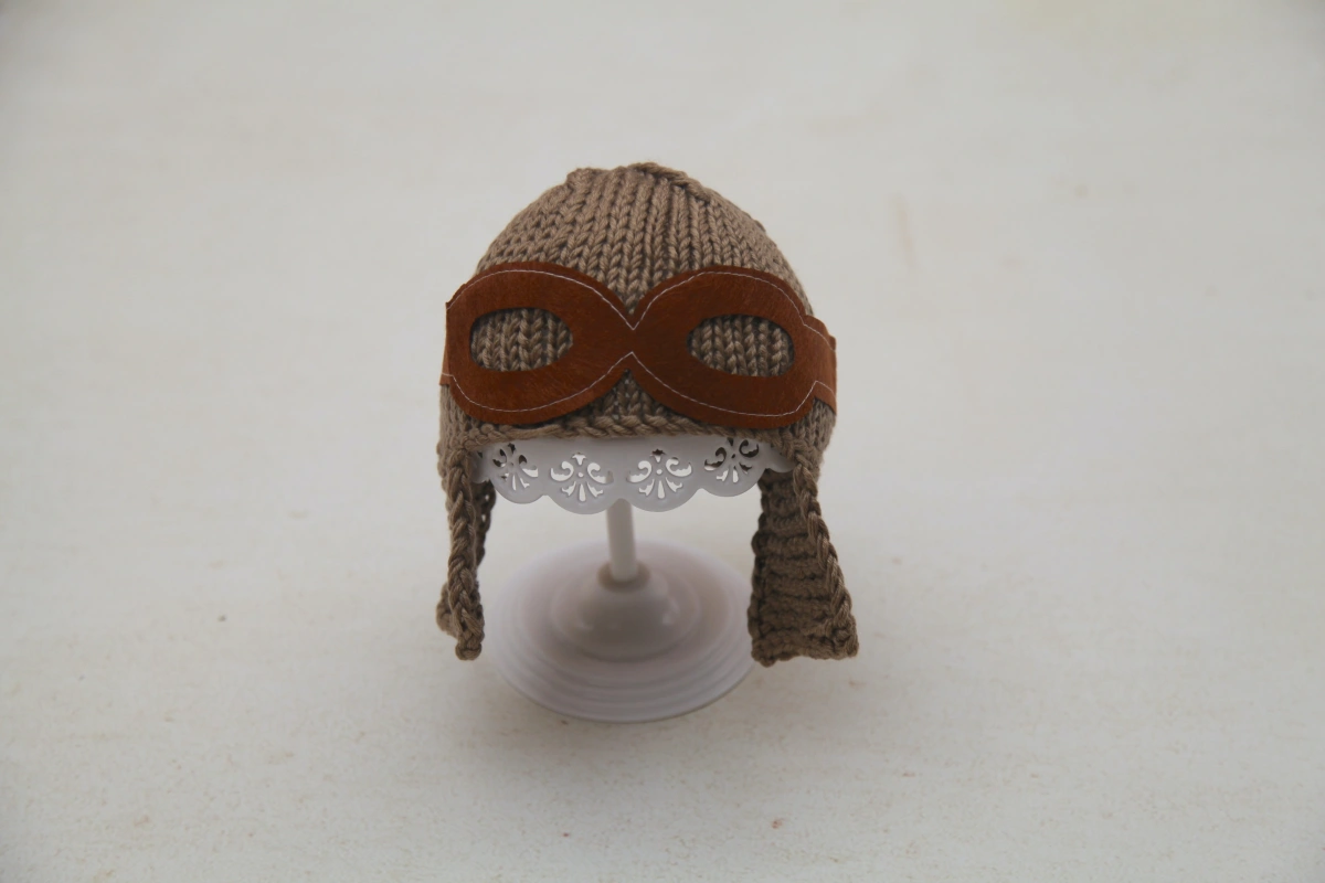 Goggles Crochet Pilot Hat Crochet Aviator Newborn Pilot Hat